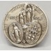 VATICAN MEDAL 1854 - 1954 . POPE PIUS IX - XII . APPARITION OF MARY OF LOURDES